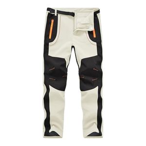 Pantalon de randonnée d'hiver imperméable rouge rouillé pour homme, design personnalisé, pantalon tactique en velours côtelé, fermeture éclair, multi-poches - Product Image 5