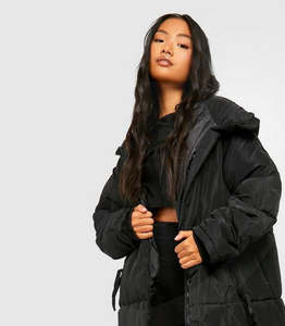 Veste courte matelassée pour femme, veste d'hiver rembourrée - Product Image 1