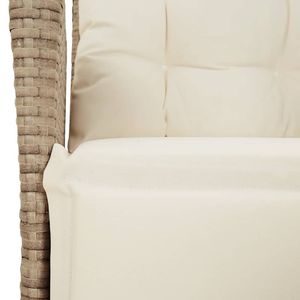 Conjunto de Comedor de Jardín Beige con Mesa y Sillas para Entretenimiento al Aire Libre - Product Image 6