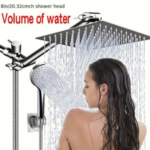 Soluzione Doccia Completa con Braccio in Acciaio Inox e Tubo a Tre Funzioni, con Soffioni Doccia di Alta Qualità per il Tuo Bagno - Product Image 3