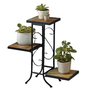 Fresh Arrival Luxury Modern Customized Color Size Shape Metal Iron Indoor Outdoor Home Garden Flower Planter <b>Pot</b> <b>Stand</b> - Product Image 5