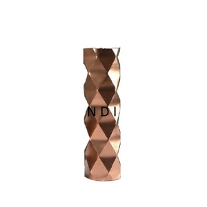 <b>Copper</b> Plating Finishing Wedding and Engagement Parties Decoration Aluminium Flower <b>Vase</b> Attractive Design Metal Flower Pot - Product Image 3
