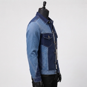 Chaqueta Vaquera Oversize para Hombre, Tela Vaquera Resistente, Corte Holgado, Cierre de Botones, Múltiples Bolsillos, Estilo Urbano Moderno, Ropa Casual de Exterior, OEM - Product Image 3