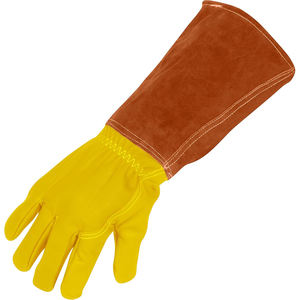 Guantes de Soldadura MIG TIG de Cuero de la Mejor Calidad, Resistentes al Calor, Cómodos, con Tela Interior Transpirable y Aislante, Guantes de Seguridad - Product Image 1