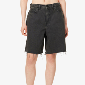Shorts de Mezclilla Premium para Mujer, Ropa de Mezclilla Moderna y a la Moda para la Temporada de Verano, Shorts de Mezclilla de Cintura Alta con Lavado Suave para Mujer - Product Image 2