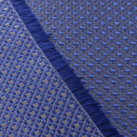 Rouleau de tissu en fibre de carbone jacquard bleu foncé 3K 240GSM pour panneaux composites décoratifs et garnitures intérieures automobiles