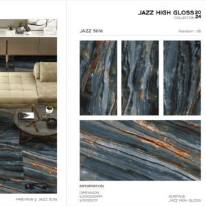 Azulejo de Porcelana Grand Jazz de Alto Brillo, 600x1200, Formato Grande, Superficie Premium, para Paredes y Pisos, Diseño Moderno para Interiores y Exteriores - Product Image 1