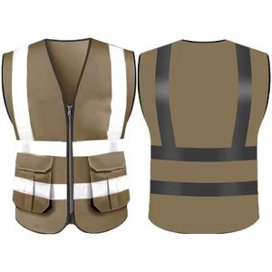 Chaleco de Seguridad Resistente al Fuego, Chaleco de Trabajo Protector FR, Chaleco de Seguridad Ignífugo de Alta Visibilidad, Ropa Industrial de Seguridad - Product Image 4