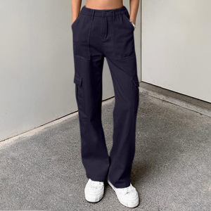 Pantalones Cargo de Verano para Mujer, Modernos y Duraderos, Cintura Elástica, Antiestáticos, Múltiples Bolsillos, Secado Rápido, Transpirables, para Actividades al Aire Libre - Product Image 5