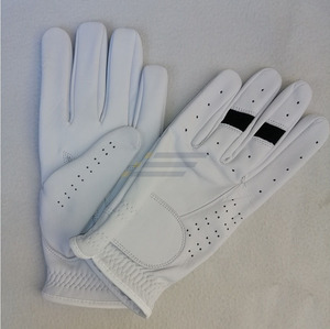 Wholesale Men's Golf <b>Gloves</b> Genuine Leather Palm Anti-Slip <b>Grip</b> Breathable Comfort Fit for Professional Golf Training Outdoor - Product Image 1