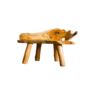 Banc en racine de teck rustique ARTERRA Premium, artisanal, écologique, durable, pour l'extérieur, la maison, la villa, les centres de villégiature - Product Image 2