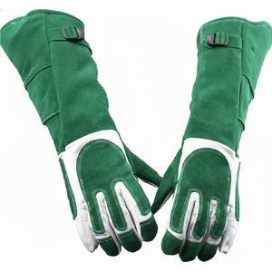 Durable Leather Welding <b>Gloves</b> High Heat Resistant Protective <b>Gloves</b> for Industrial and Workshop Safety - Product Image 3