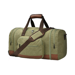 Custom Canvas Luggage Bag Large Capacity Expandable TSA Lock Spinner Wheel Waterproof Travel Duffel Carry Weekender Business - Product Image 2