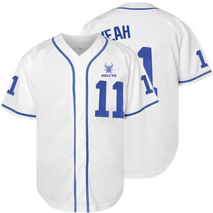 Solid Color In Stock Baseball Jersey Quick Dry Baseball Jersey Loose Fit Men Baseball Jersey - Product Image 1