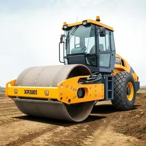 Machine à rouleaux à double tambour pour la construction, livraison rapide, garantie 4 ans, compactage haute efficacité - Product Image 3