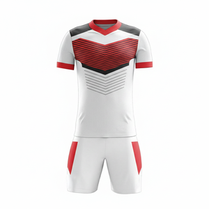 Professional Custom Lightweight Football Uniform Set | 100% Polyester Sublimation Short Sleeve Solid Front Logo Quick Dry All - Product Image 3