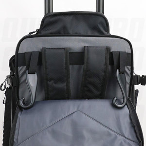 Custom Logo Baseball Softball Roller Bag <b>with</b> <b>Wheels</b> Large Capacity Waterproof Equipment <b>Backpack</b> Shoe Compartment OEM ODM - Product Image 4