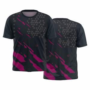 Camisetas Deportivas de Manga Corta Personalizadas, 100% Poliéster Tejido, para Hombre, Ropa Urbana, Transpirable, Ecológica, Anti-UV, OEM, ODM - Product Image 3