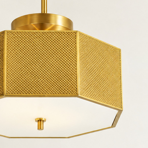 Daystar Trade Inc Modern Square Iron Pendant Light 120W 2700K Warm White CRI 80 220-240V Indoor Ceiling Fixture - Product Image 2