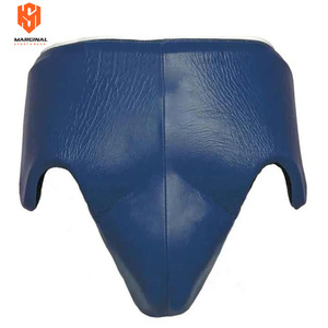Hot Selling Premium Fly <b>Silver</b> Blue Boxing Sparring Sets Genuine Leather Training <b>Gloves</b> Adjustable Strap Headgear Groin Guard - Product Image 4
