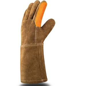 Guantes de Soldadura de Cuero Personalizables, Resistentes al Calor y al Fuego, Resistentes a los Cortes, Guantes de Trabajo de Seguridad Deportiva de Alta Resistencia, Antideslizantes - Product Image 3