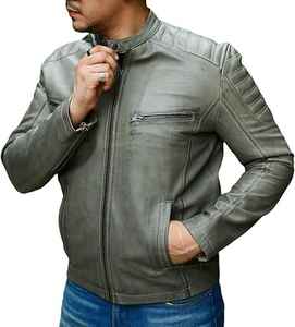 Veste d'hiver unisexe en cuir de haute qualité, imperméable, coupe-vent, respirante, personnalisable, style urbain tendance - Product Image 4