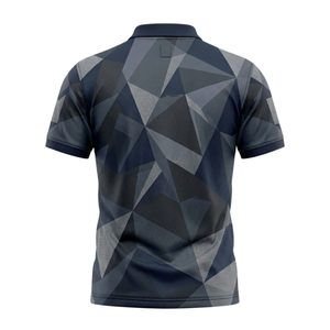 Polo en polyester de haute qualité imprimé par sublimation, logo personnalisé, vêtements de sport pour hommes - Product Image 2