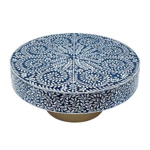 The Handicraft Home Handmade <b>Pine</b> MDF & Bone Inlay Modern Coffee <b>Table</b>-Eco-Friendly Lightweight Waterproof Living Room Furniture - Product Image 3