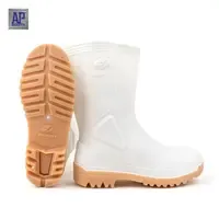 AP <b>Boots</b> TERRA ECO 5 Putih-Pria Heavy Duty <b>Waterproof</b> PVC Safety <b>Work</b> Rain <b>Boots</b> Karet Hitam Sol Lembut - Product Image 3