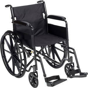 Fauteuil roulant manuel bariatrique léger et pliable pour personnes obèses et handicapées, 20 ans d'expérience d'usine, en promotion - Product Image 3