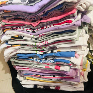 Oferta de Verano: Conjunto de Ropa de Moda para Niñas y Niños, Camiseta con Volantes y Rayas en el Hombro, Disponible en Stock, Cuidado del Bebé - Product Image 3