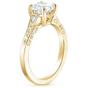 Classic Diamond <b>Ring</b> <b>Crafted</b> from 14K Rose Gold - Product Image 6