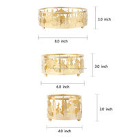 Ensemble de plateaux et assiettes florales en fer poli doré de luxe, personnalisables, style arabe Ramadan, pour service de dattes, hôtels, mariages et fêtes, vente en gros, économique