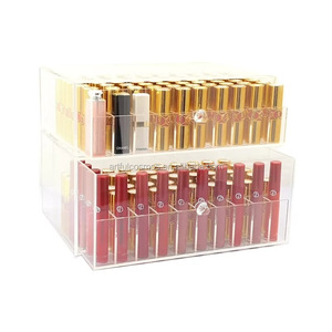 Organizador de exhibición de lápiz labial acrílico funcional Diseño elegante Almacenamiento eficiente Presentación elegante Colección de lápiz labial - Product Image 5