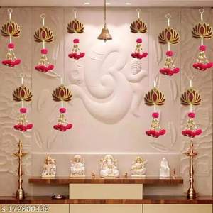 Ethnic Fabric Art Deco Wall Hanging Traditional Handmade <b>Decor</b> Stylish Home Interiors Diwali Weddings Birthday Festive - Product Image 4