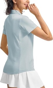 Polos Personalizados para Mujer, Manga Corta, Algodón Piqué, Casuales, Deportivos, para Golf, Tenis, Running, Entrenamiento, Corte Ajustado, Cómodos - Product Image 5