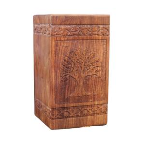 Urnes en bois pour cendres humaines Urne funéraire Arbre de vie Cendres adultes Urne personnalisée - Product Image 1