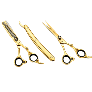 Ciseaux de coiffure professionnels en acier inoxydable - Ciseaux de barbier - Fournitures de salon de coiffure - Outil de beauté - Product Image 1