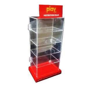 Armario de exhibición de cosméticos de diseño colorido, esquinero para labios, ojos y uñas - Product Image 1