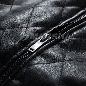 เสื้อแจ็คเก็ตหนังแฟชั่นผู้ชายแบบสั่งตัดใหม่ล่าสุด ระบายอากาศได้ดี ราคาประหยัด - Product Image 6