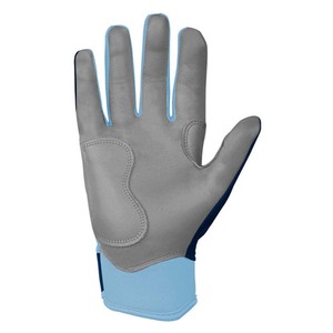 Gants de frappe bleus rembourrés avec fermeture auto-agrippante, unisexes, pour adultes, en tissu tricoté, spandex et nylon - Product Image 4