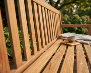 Premium Solid Teak Wood Outdoor Garden Bench Durable Modern Design Weather Resistant Elegant Perfect Patio Dining Comfortable - Product Image 5