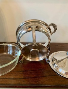 Vintage Silver Plated Chafing Dish Elegant <b>Buffet</b> Food <b>Warmer</b> for Catering And Events At Best Price - Product Image 5