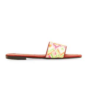 Pantoufles décontractées bordeaux pour femmes imprimé animal CL1362 - Product Image 4