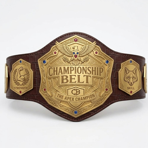 Ceintures de championnat personnalisées de haute qualité, ceintures de récompense sportives sur mesure, fournisseur direct d'usine OEM ODM en gros - Product Image 1