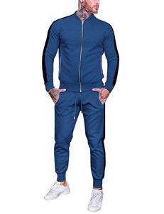 Athletic Sweat suits Casual Running Jogging Sport Gym Fitness Clothes Tracksuit - Product Image 2