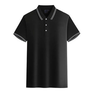 Camisa Clásica Unisex para Hombre, Cierre de Dos Botones, Tela Piqué, Logotipo Personalizado Impreso, Antiarrugas, con Bolsillo, Moda de Verano, Golf - Product Image 1