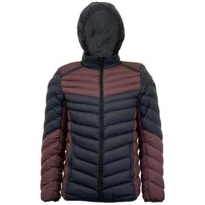 Chaqueta acolchada impermeable para hombre, para invierno, tela resistente al viento, chaqueta para exteriores, chaqueta acolchada para clima frío, para uso casual y urbano - Product Image 1