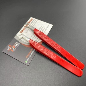 Pinzas para Pestañas con Diseño de Corazón Rojo, Punta de Precisión de Acero Inoxidable de 65 Grados para Extensión de Pestañas, Pinzas para Pestañas con Logotipo Personalizado - Product Image 2