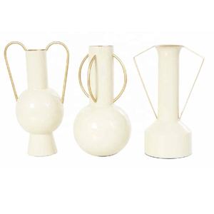 Juego de 3 Jarrones Decorativos de Hierro Fundido Modernos, para Sala de Estar, Dormitorio, Estantes, Mesas, Precio de Mayoreo - Product Image 5